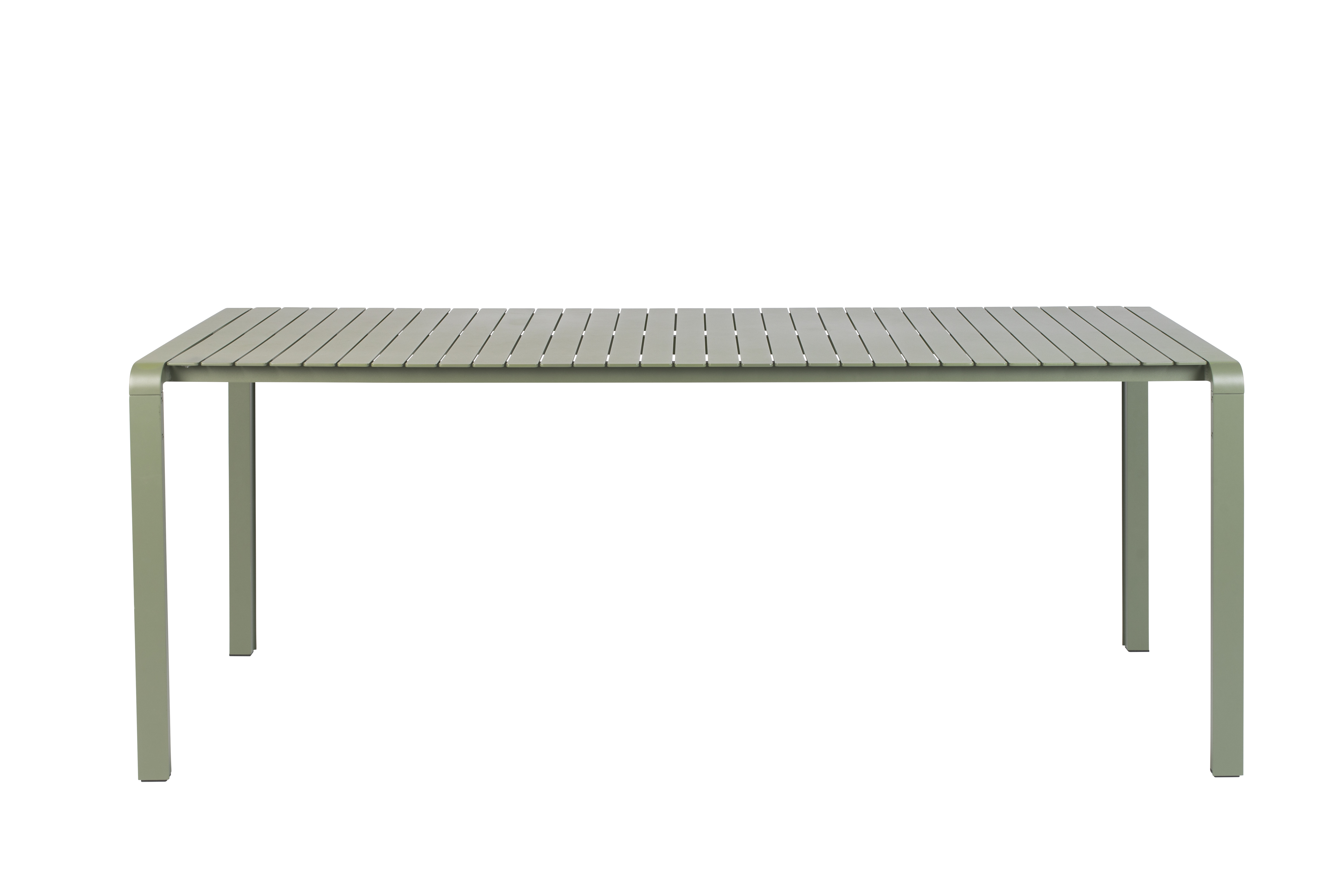 Zuiver Vondel Havebord  Rektangulær Grøn Aluminium  214x97