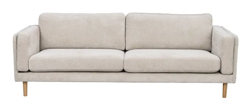 Rowico Braden   Pers  Sofa Lys Beige Stof   Natur Egetræ