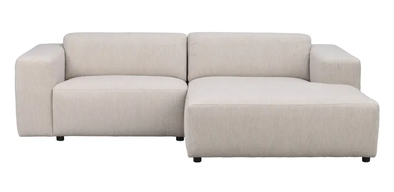 Rowico Willard Modulsofa med Højre Chaiselong - Lys Beige