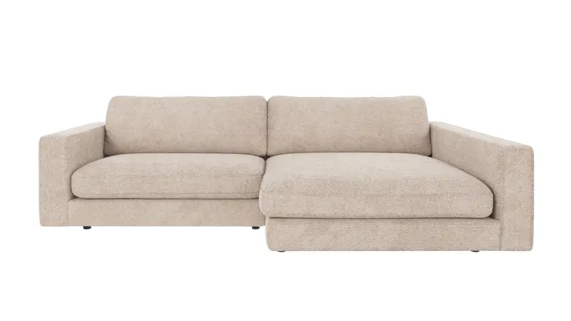 Rowico Duncan Modulsofa med Chaiselong - Lysegrå Elegance