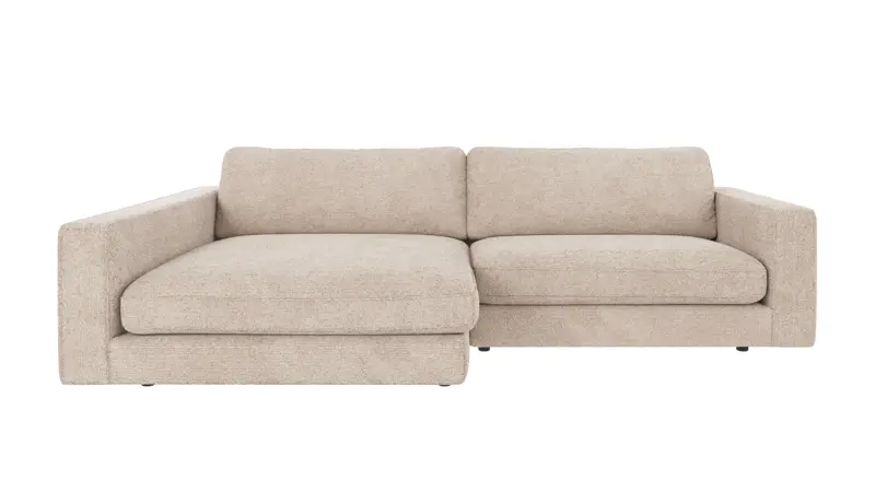 Rowico Duncan   Pers  Modul Sofa     Venstre Chaiselong Lysegrå Stof
