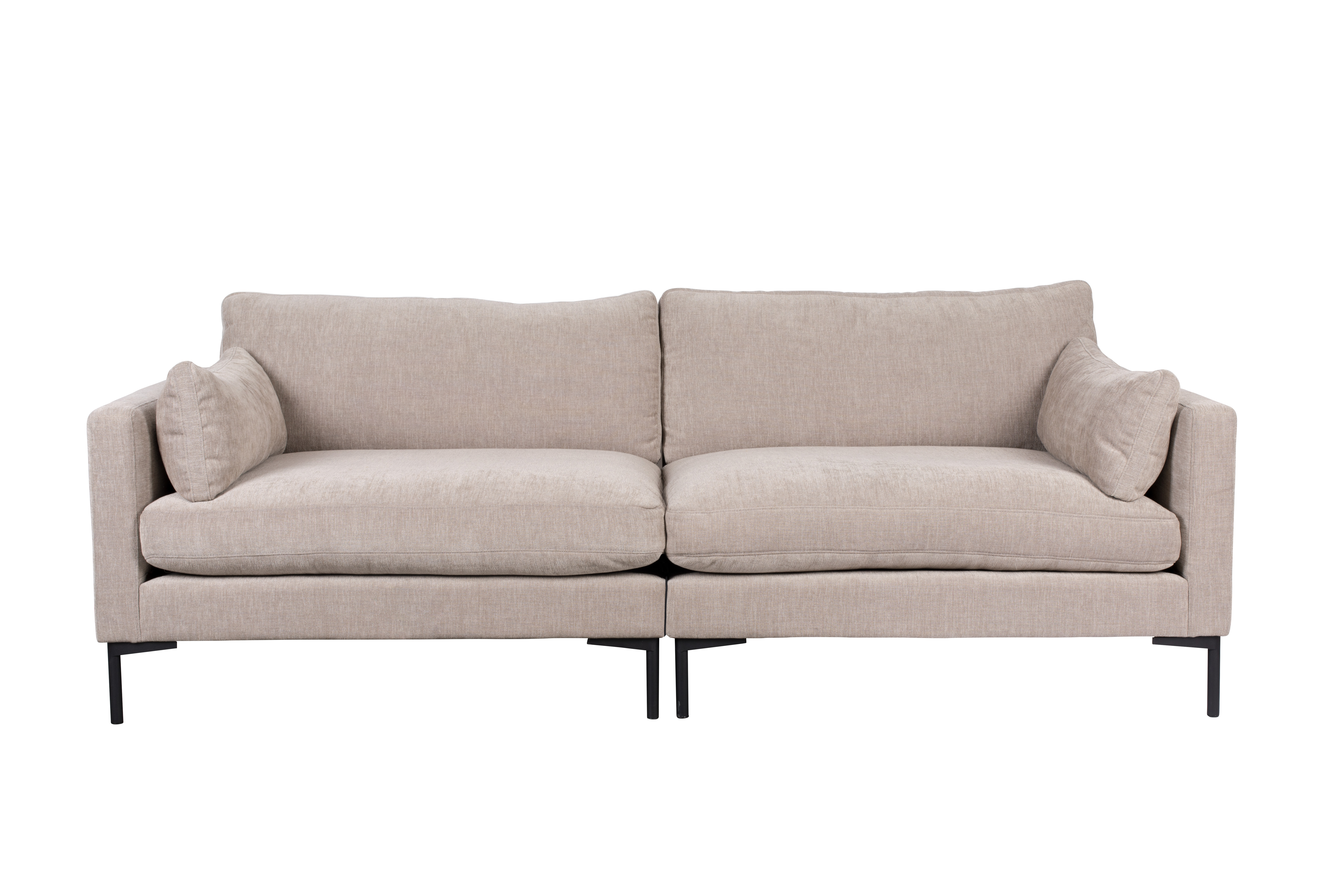 Zuiver Sommer  -personers Sofa Latte Polyester   Stål