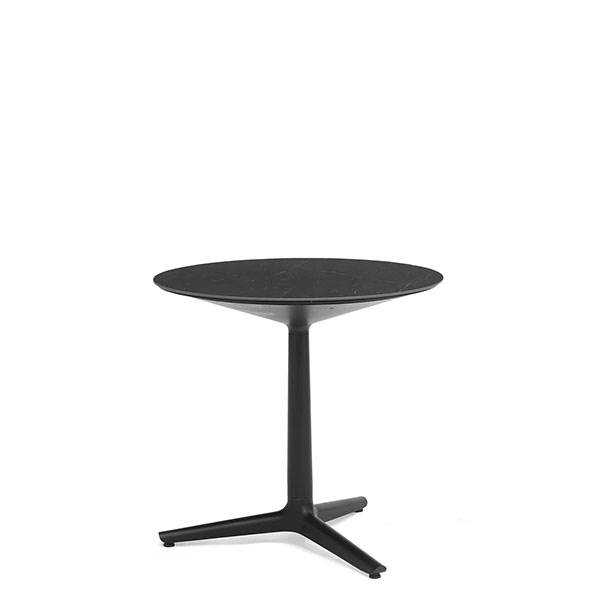 Kartell Multiplo Rundt Havebord med Luksus Marmorfinish