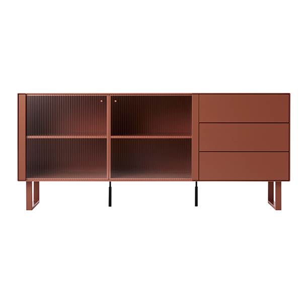 Elegant Skab med Glaslåger fra Edge By Hammel - Tilbud!
