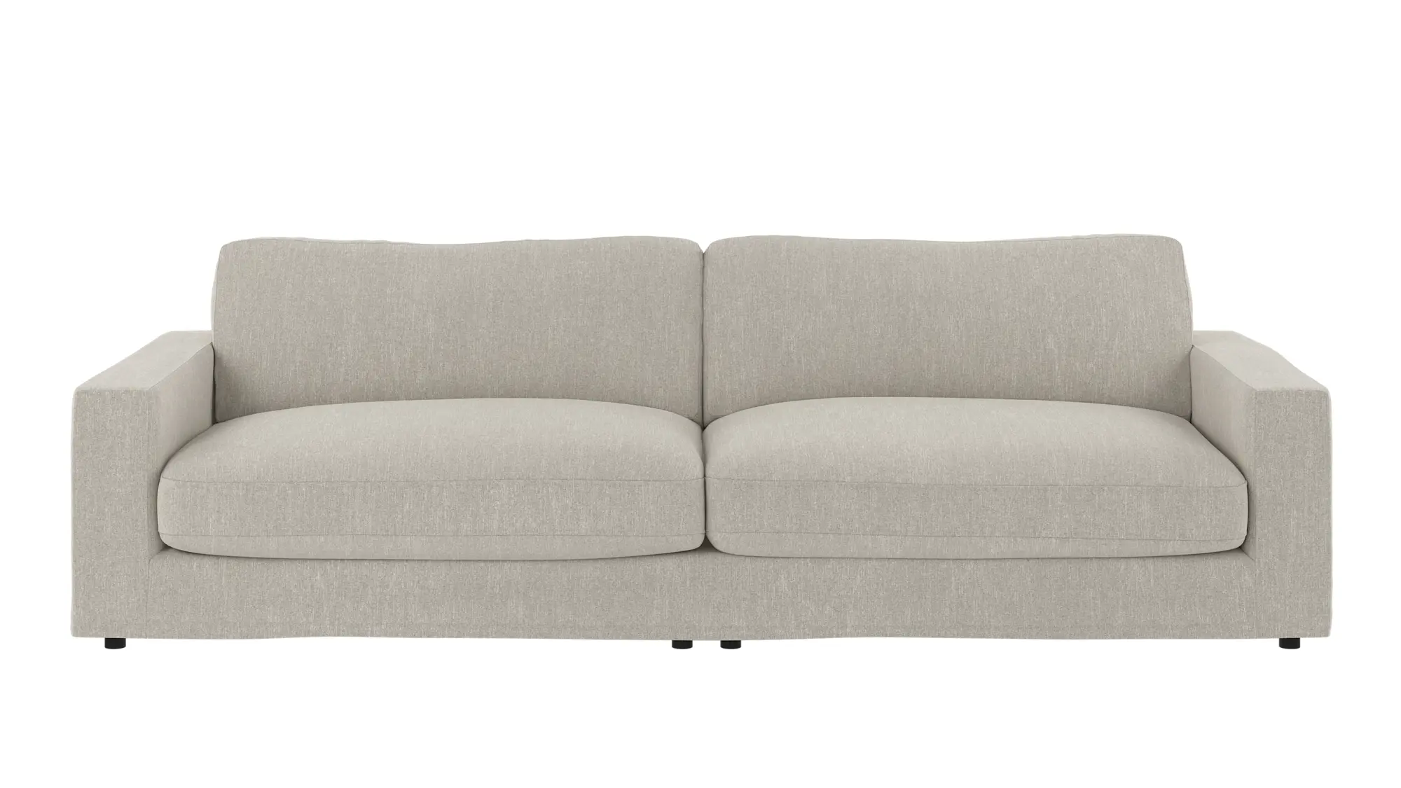 Rowico Langdon   Pers  Sofa Sand Stof   Sort Bøgetræ
