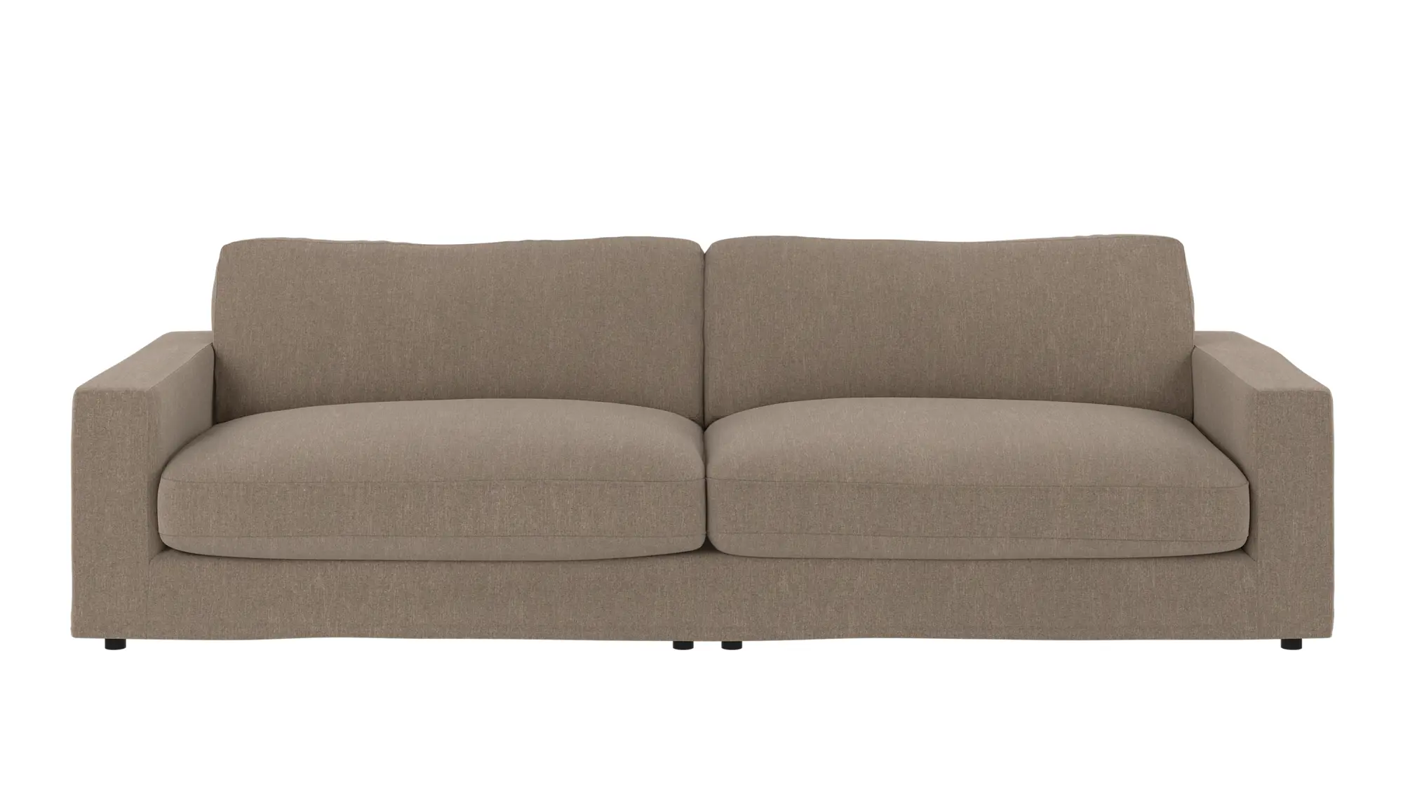 Rowico Langdon   Pers  Sofa Nougat Stof   Sort Bøgetræ