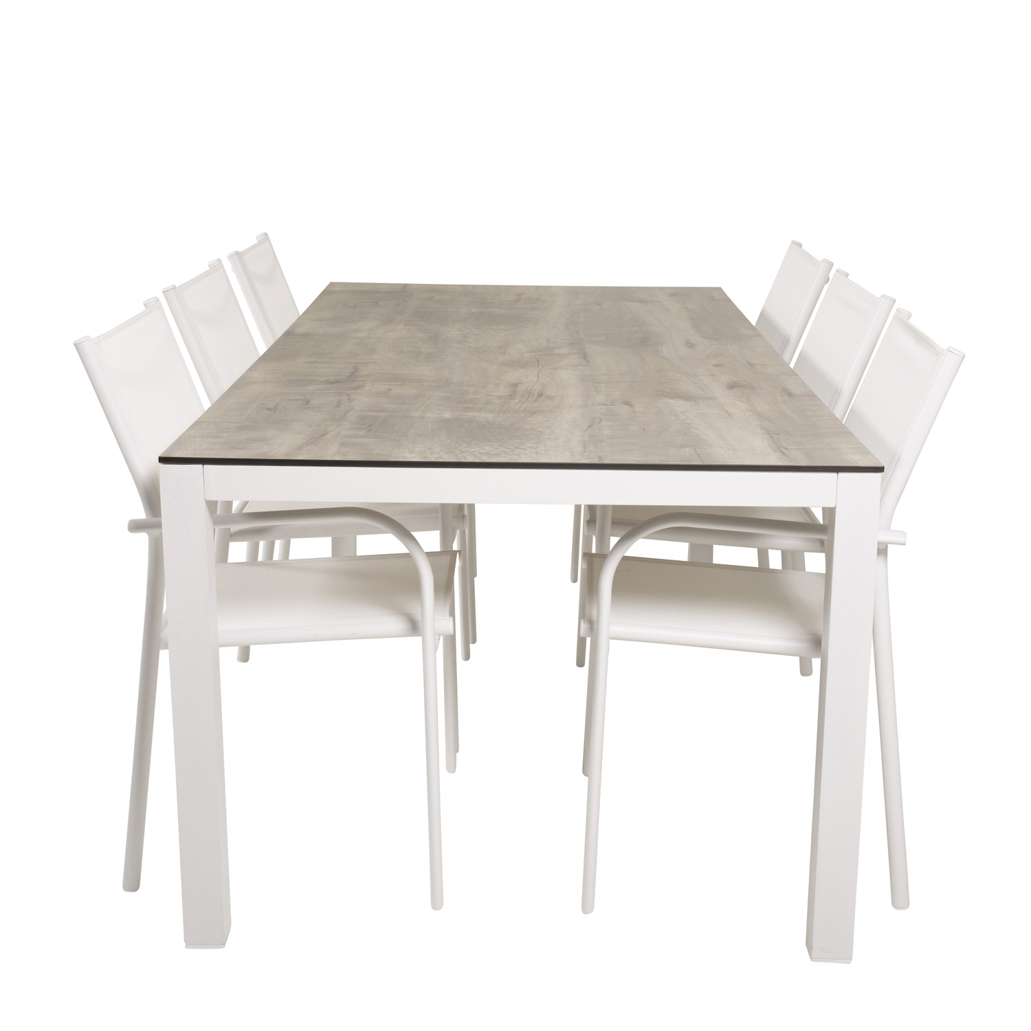 Venture Design Havesæt     Llama Bord  205x100      Santorini Stole     Armlæn Laminat Alu