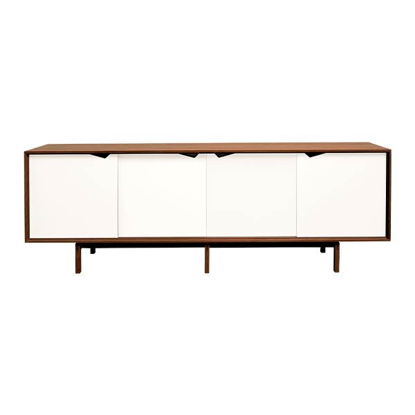 Andersen Furniture S1 Sideboard Ask  Røget Olie  Hvid  : Erling Christensen Møbler