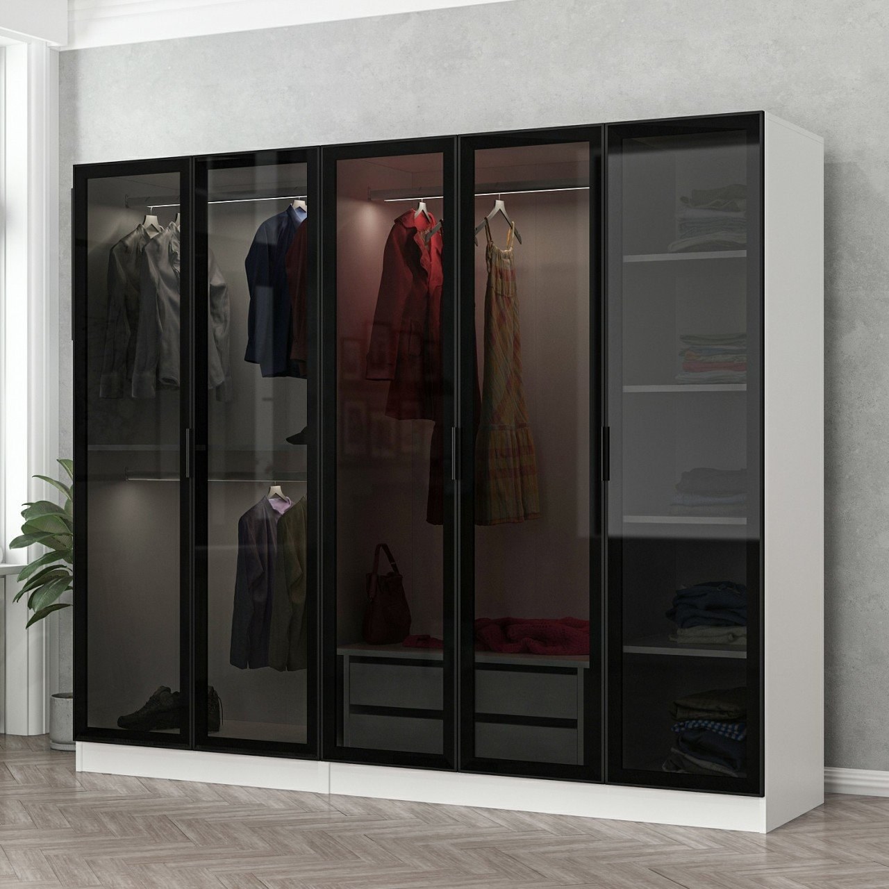 Elegant Funzi Living Garderobe til stilfuld opbevaring