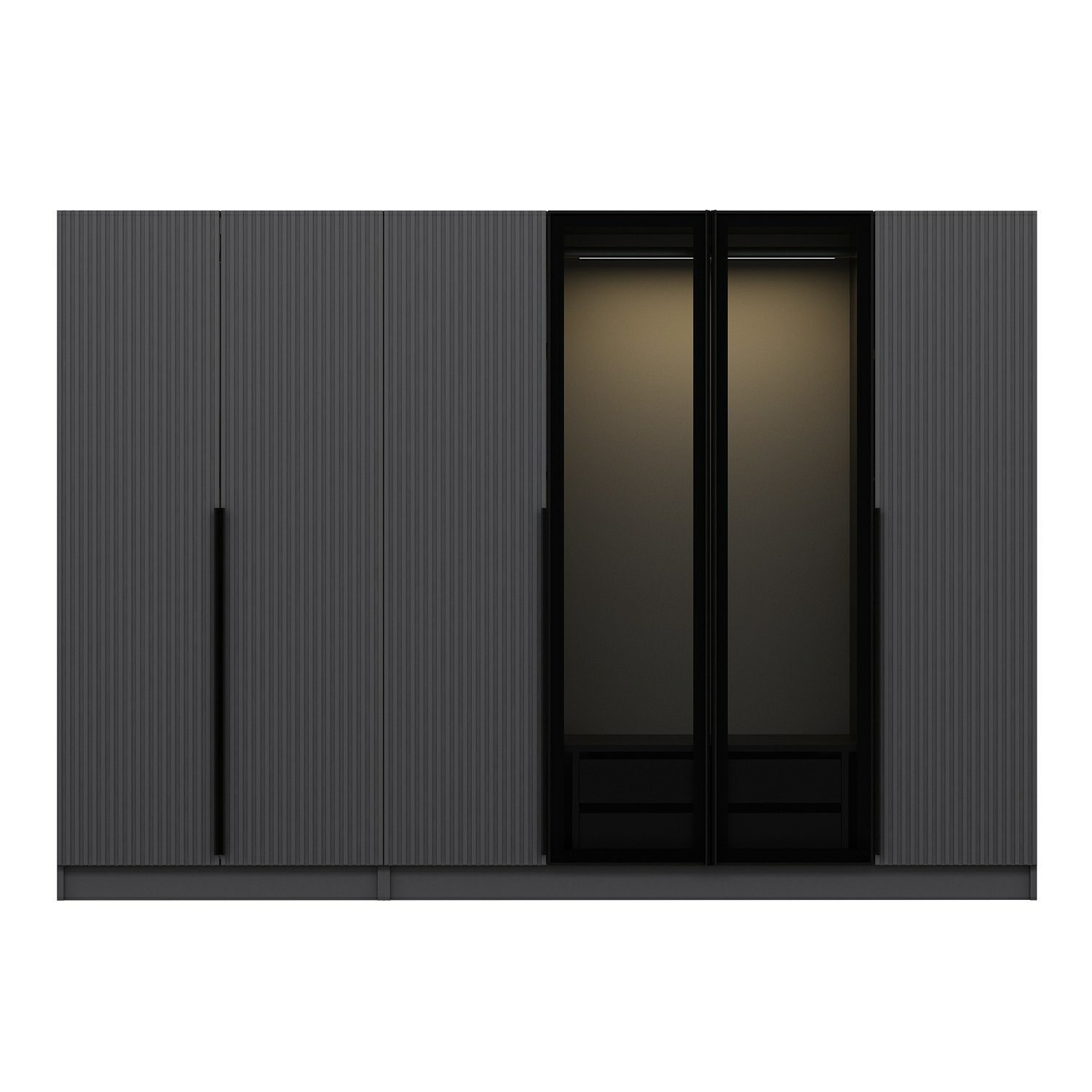 Elegant Funzi Living Plus 7804 Garderobe med hylder
