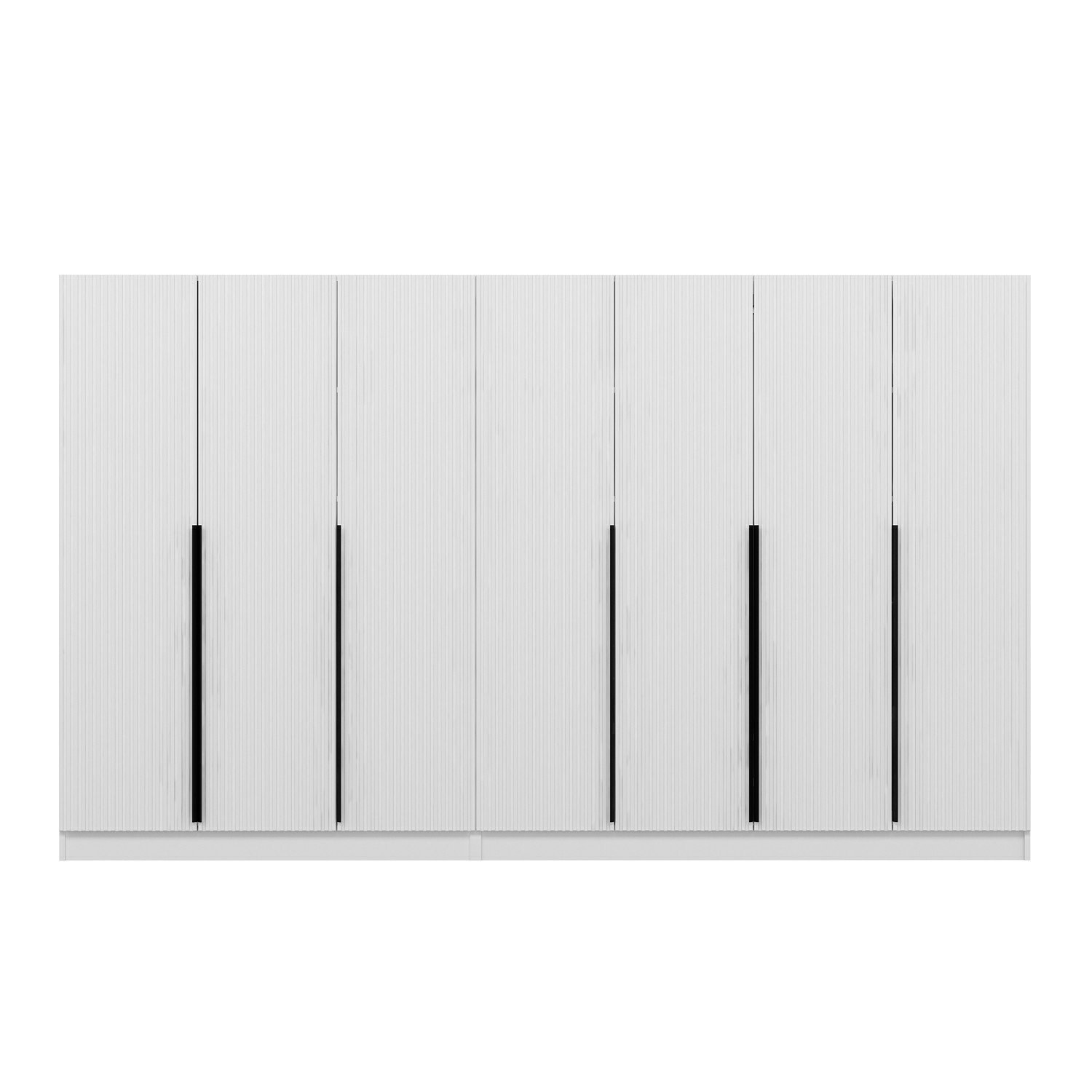 Funzi Living Plus 7789 Garderobeskab - Hvid Melamin Tilbud