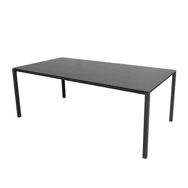 Cane-line Pure Havebord – Elegant Lavagrå & Sort Design
