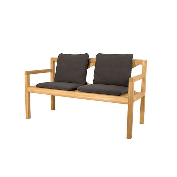 Cane-line Grace Teak Bænk med Hynder – Moderne Udendørs Møbel
