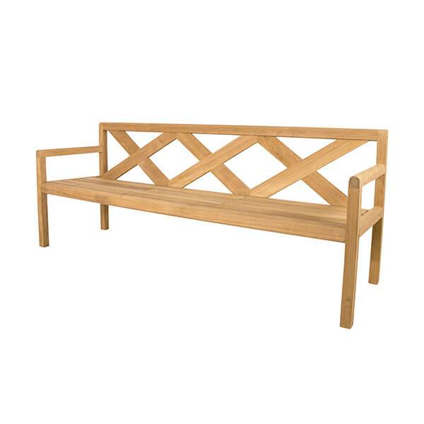 Cane-line Grace  -pers  Bænk Teak    Hynder