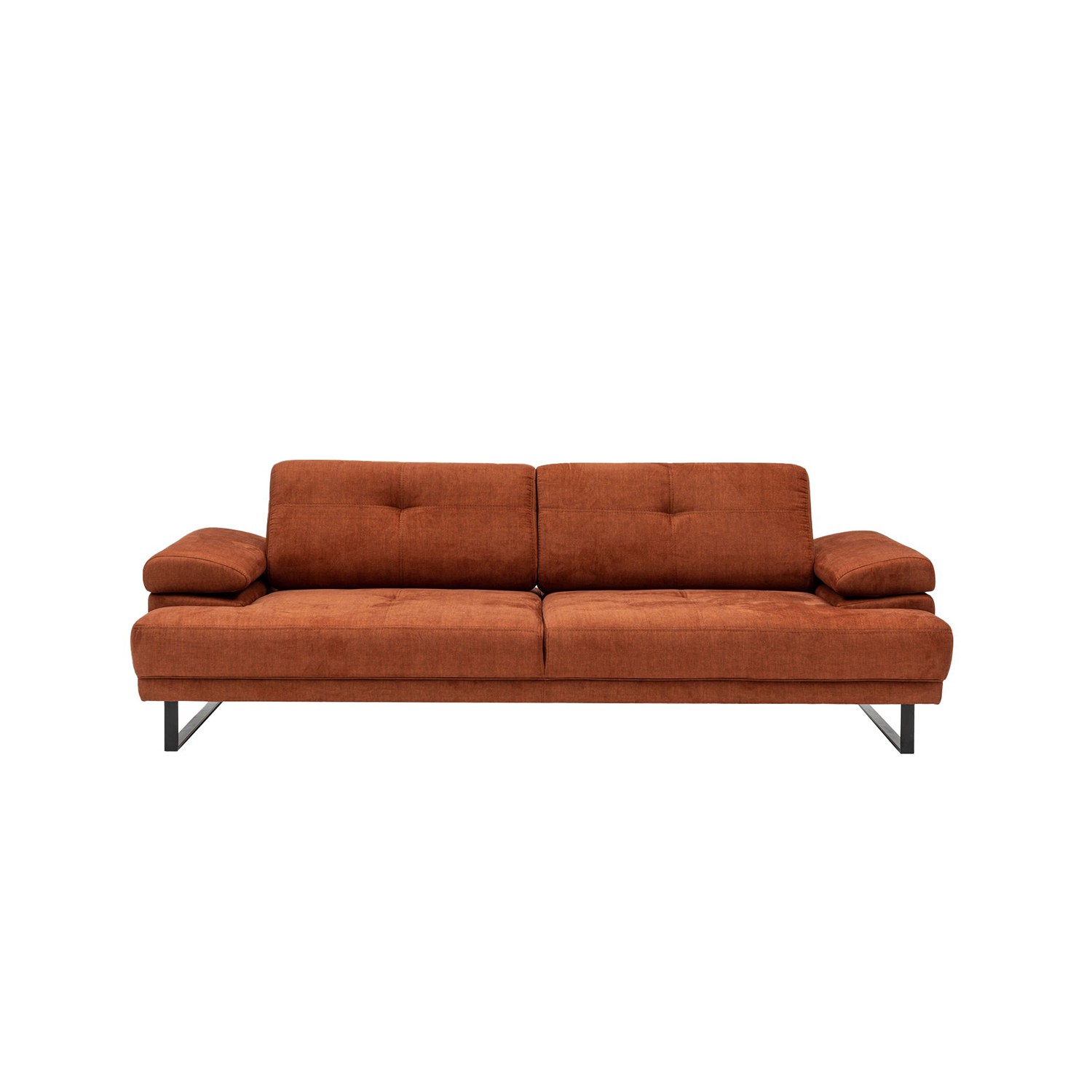 Nordvärk Mustang 3-personers sovesofa – Elegant Orange & Sort