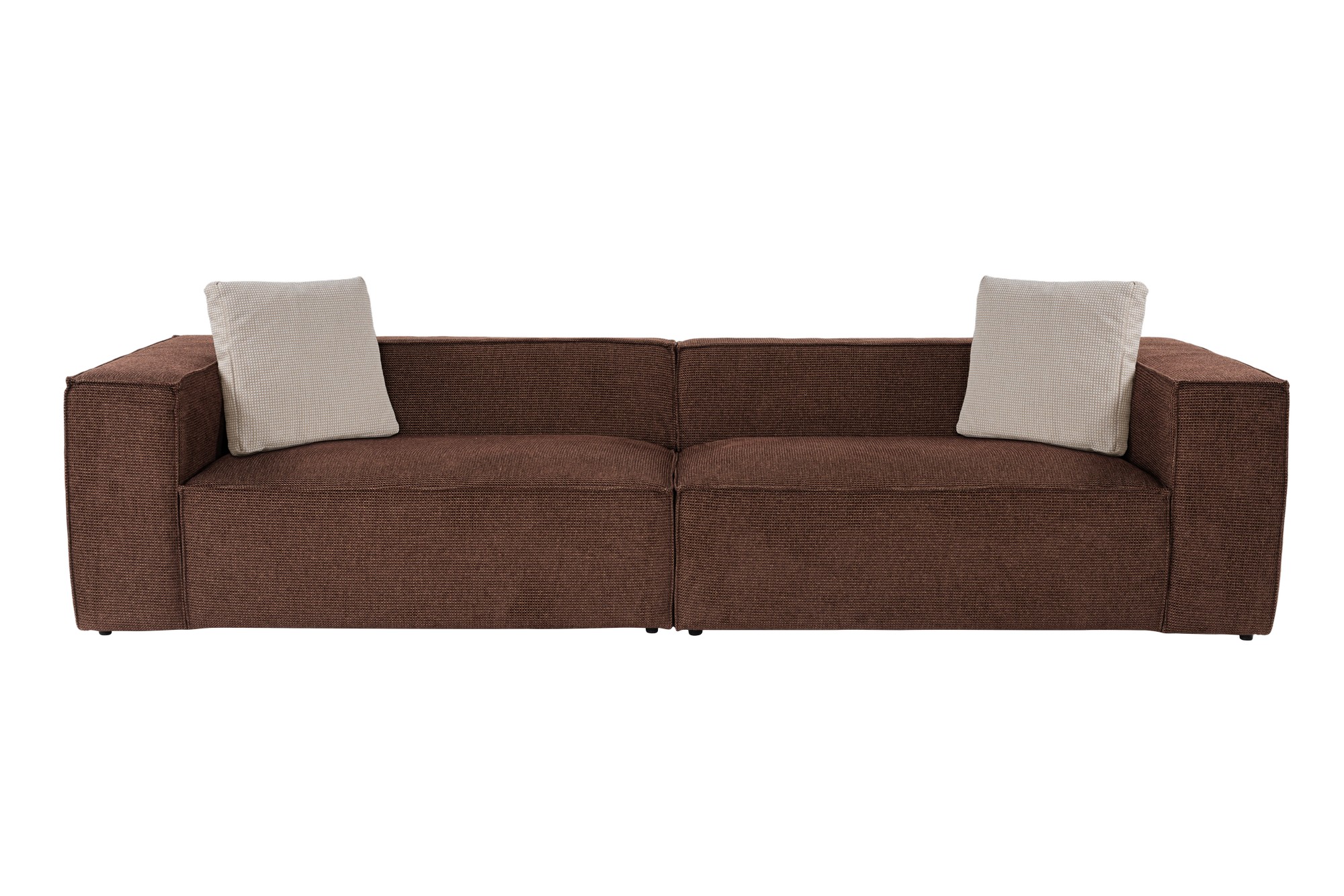 Nordvärk Lora L2-2R Sofa – Elegant Brun Komfort til Dit Hjem