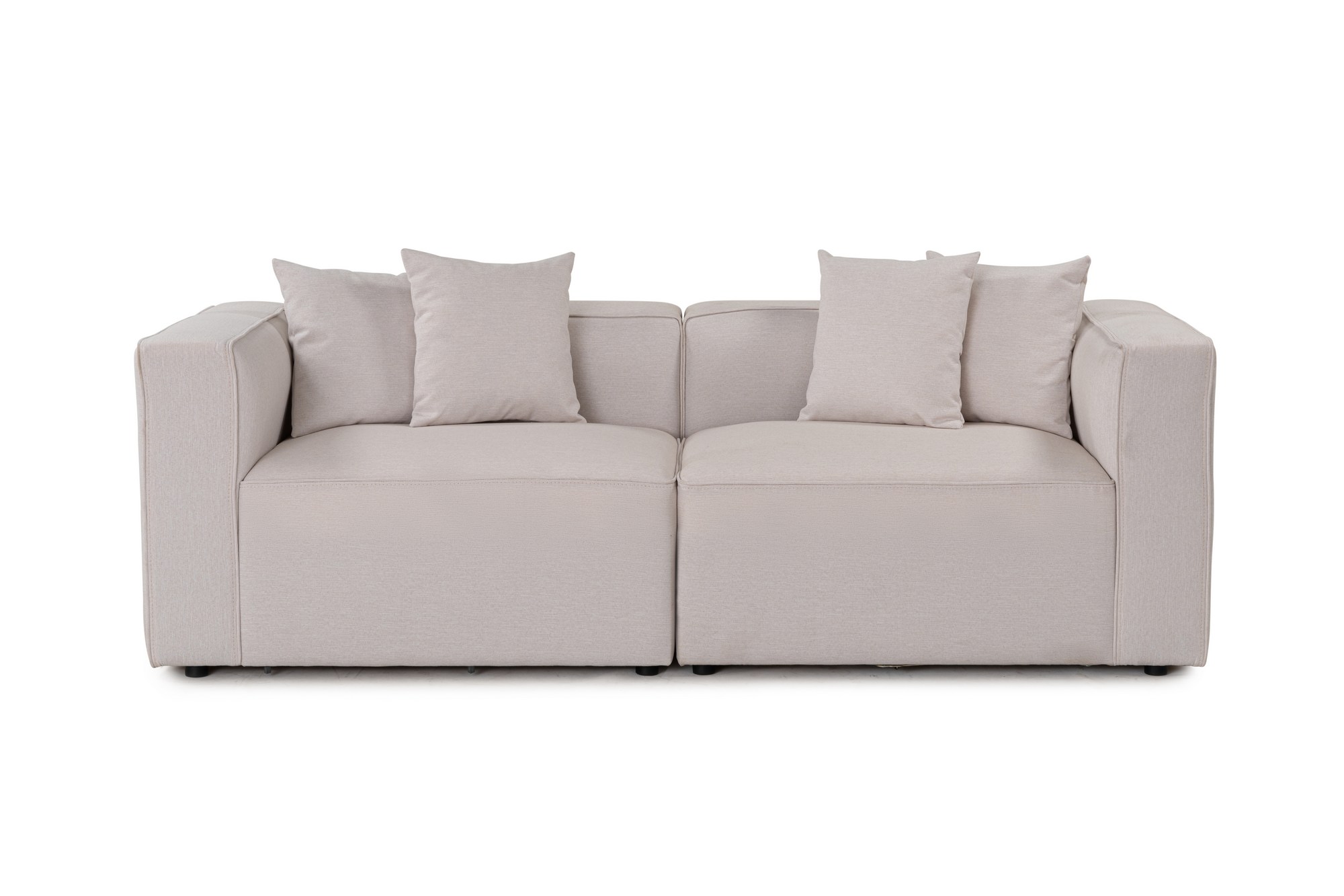Nordvärk Mora     Pers  Sofa Ecru Stof   Plastik