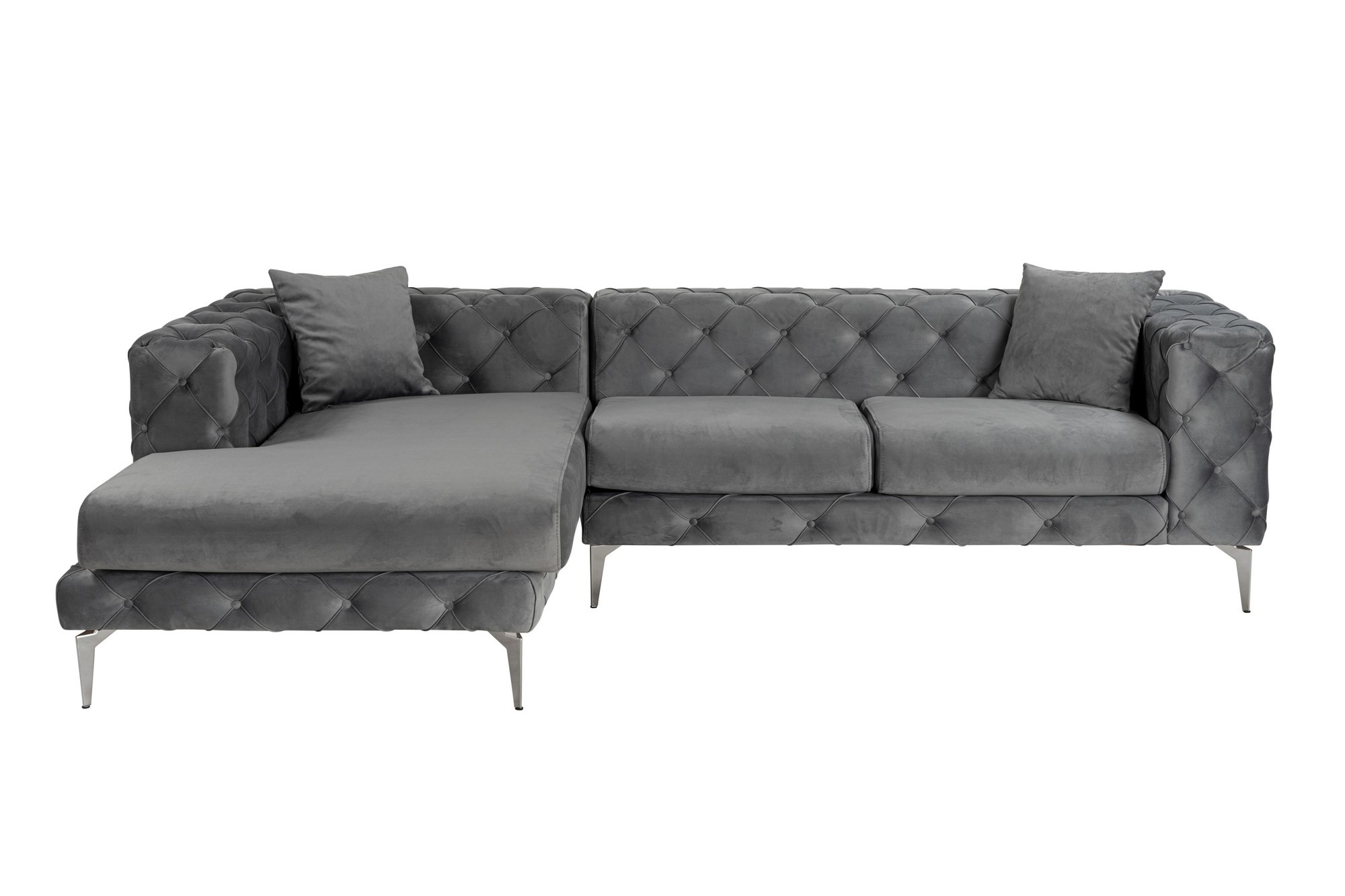 Nordvärk Como Eco Hjørnesofa - Elegant Antracitgrå Design