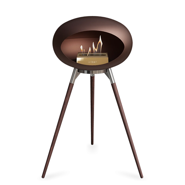 Elegant Biopejs i Mocca med Røget Eg og Rose Gold Detaljer
