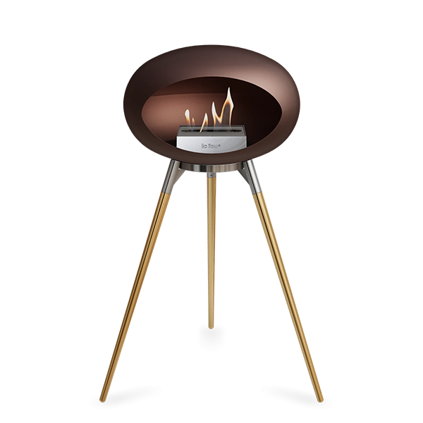 Feu Ground Wood High   Mocca Rose Gold Ben Poleret Stål Stel Stål Brænder