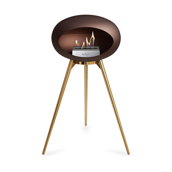 Le Feu Biopejs - Mocca med Rose Gold Ben til Hygge