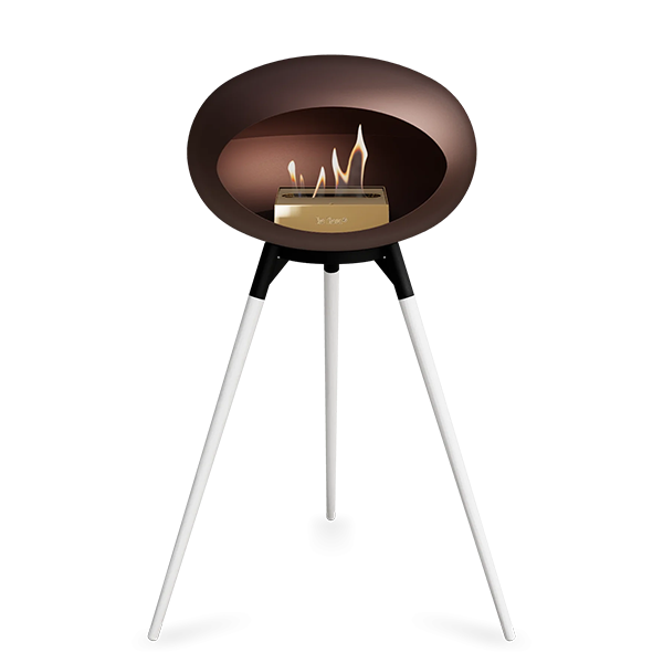 Le Feu Ground Wood High Biopejs – Mocca med Hvide Ben