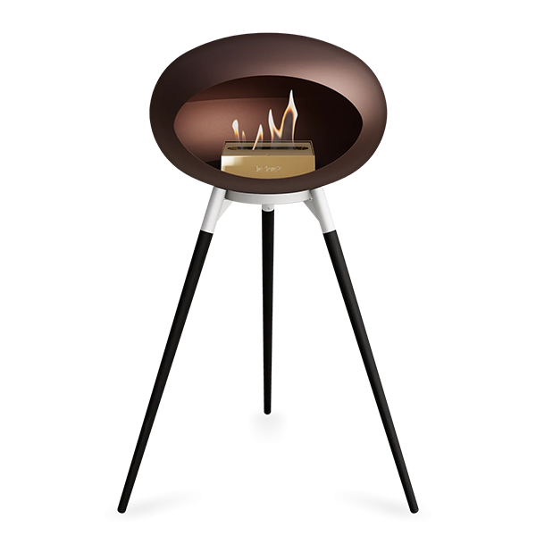 Le Feu Biopejs – Mocca med Rose Gold Brænder, Elegant Design