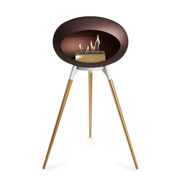 Le Feu Biopejs i Mocca med Rose Gold Ben – Elegant Varme