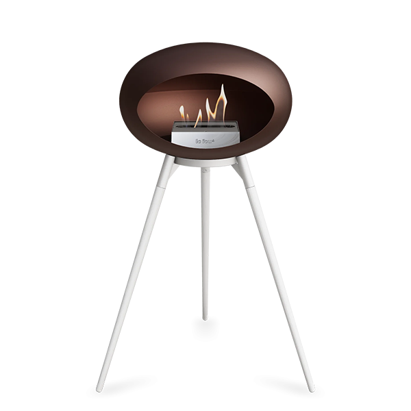 Le Feu Ground Wood High Biopejs i Mocca - Hvide Ben