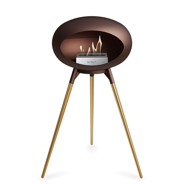 Elegant Biopejs i Mocca med Rose Gold Ben - Le Feu