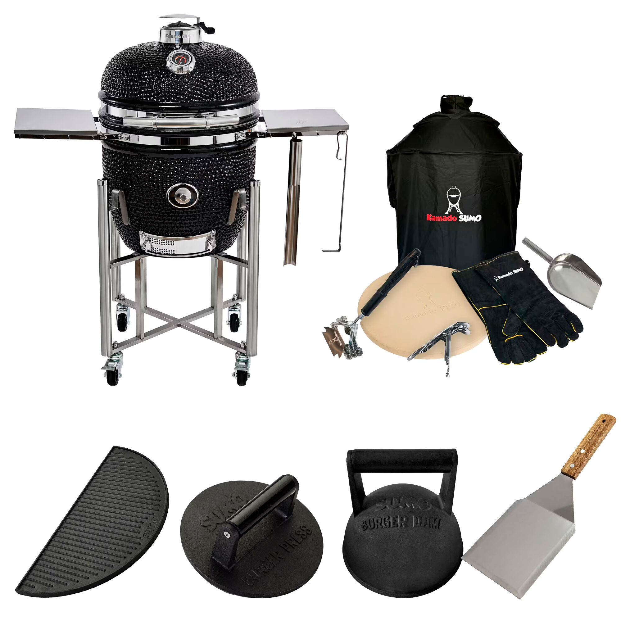 Kamado Sumo Signature Midi Med Smashpakke