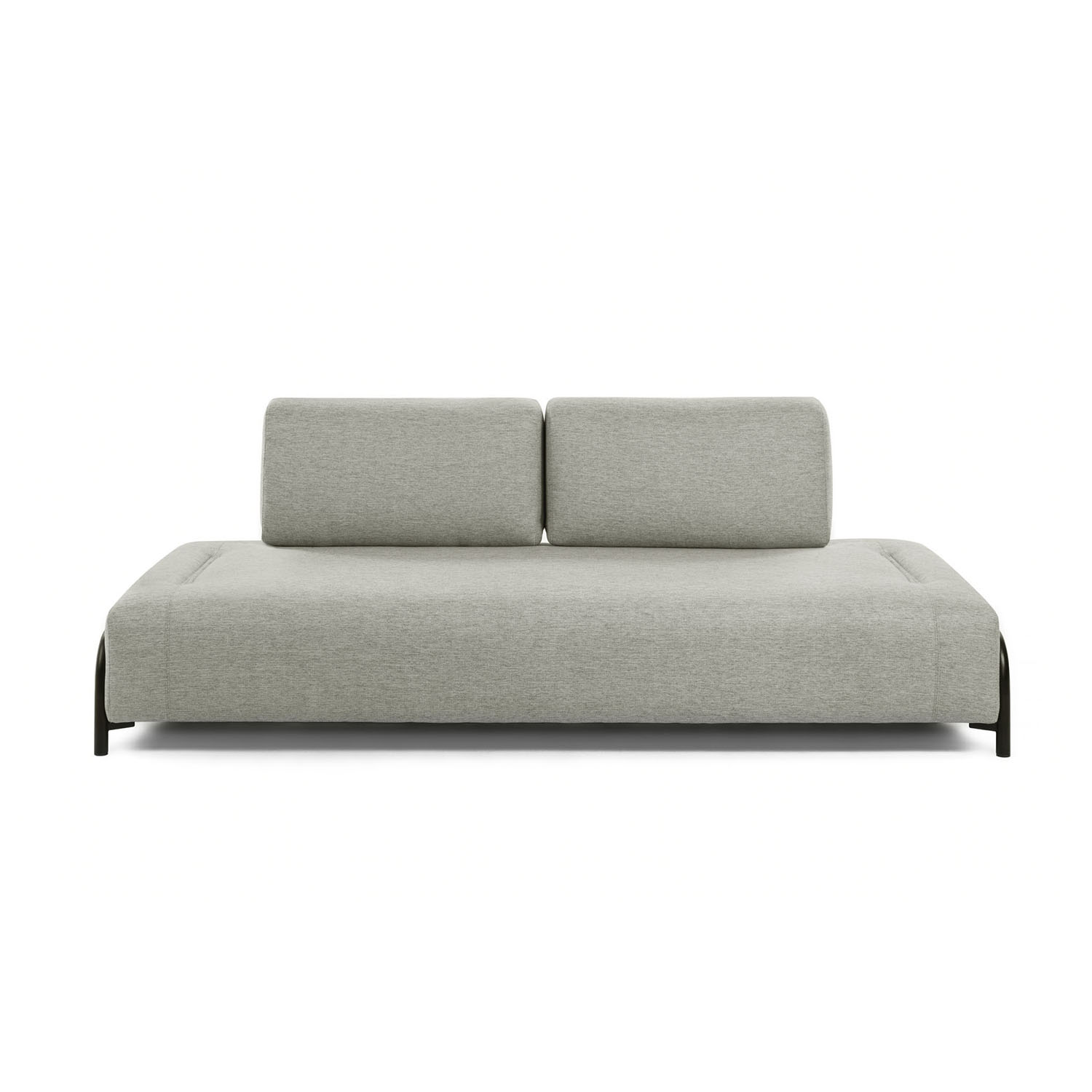 Kave Home Compo   Pers  Sofa Beige Stof   Metal