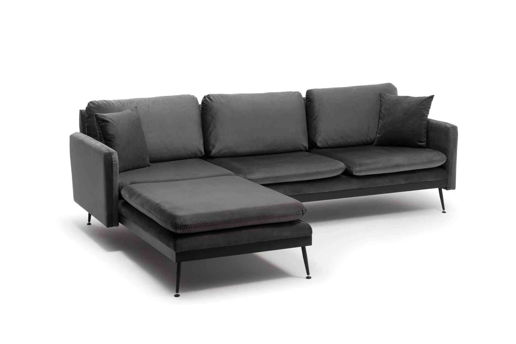 Nordvärk Reya Hjørnesofa – Antracitgrå Elegance til Hjemmet