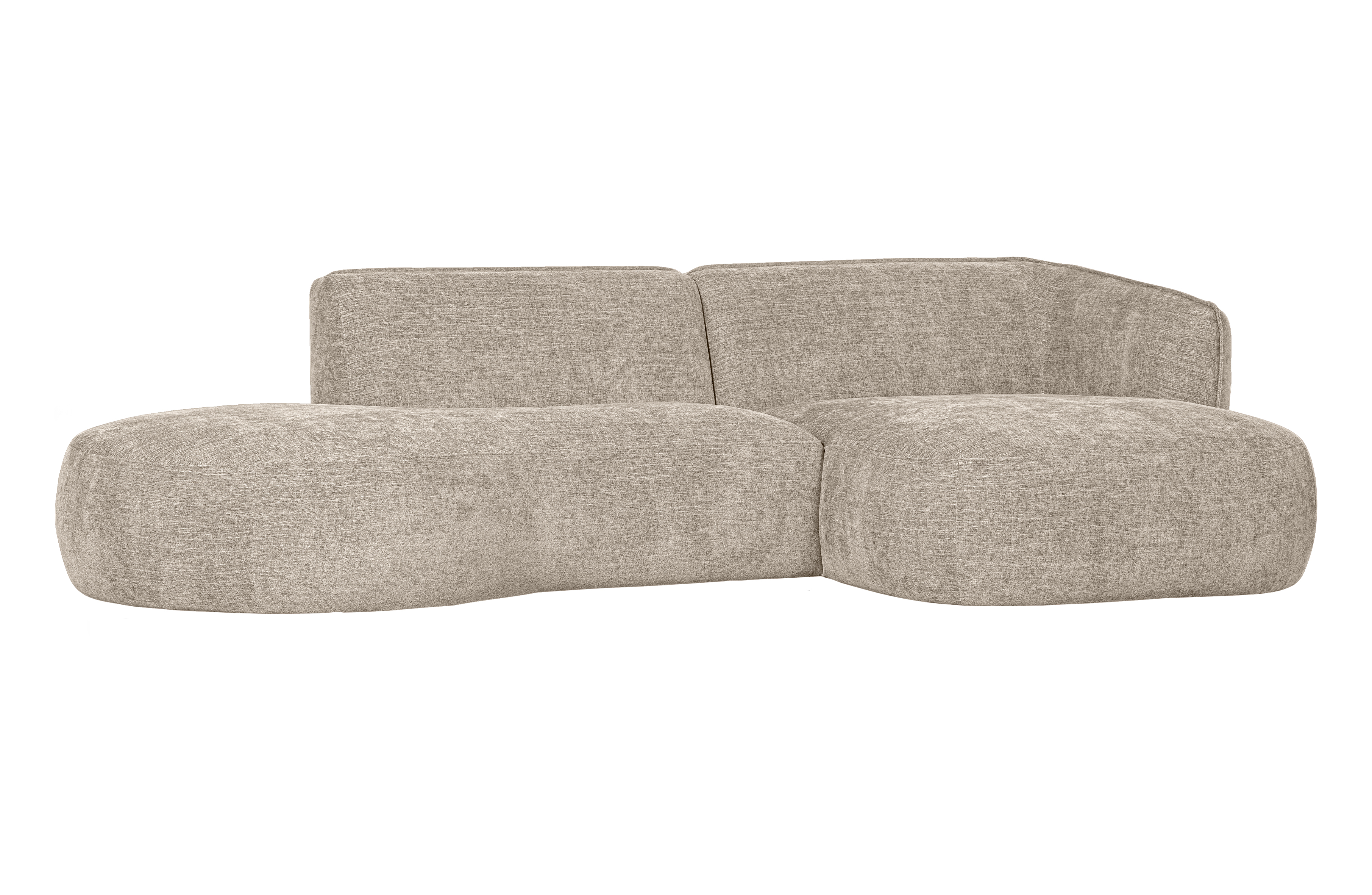Woood Exclusive Polly Sofa     Højre Chaiselong Sand Polyester