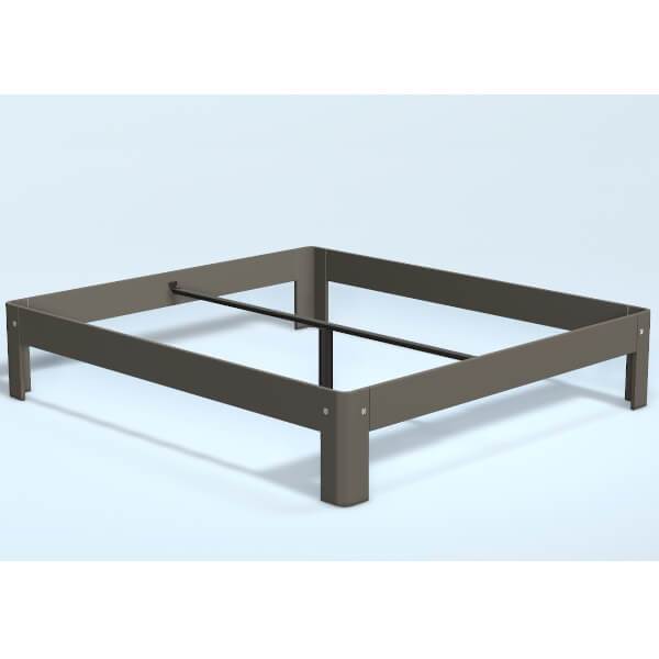 Auping Auronde Warm Grey -dobbeltseng