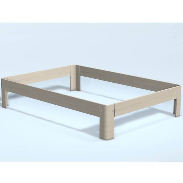 Auping Auronde Soft White Oak 120x200cm  Høj Model