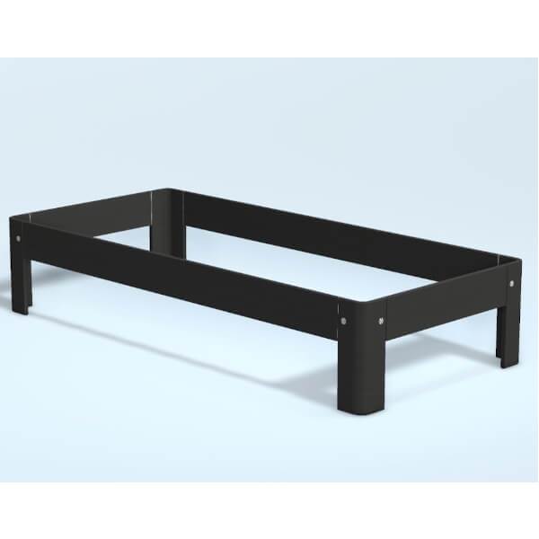 Auping Auronde Midnight Black Oak Enkeltseng