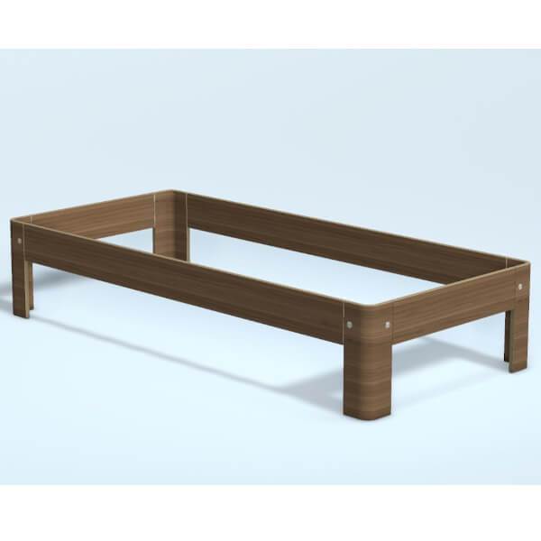 Auping Auronde Natural Walnut Enkeltseng