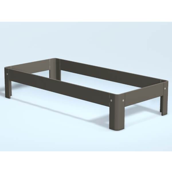 Auping Auronde Warm Grey Enkeltseng