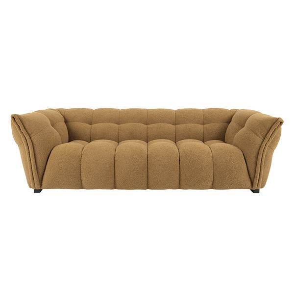Bellagio 3-personers sofa i gult - Moderne tilbud til stuen!