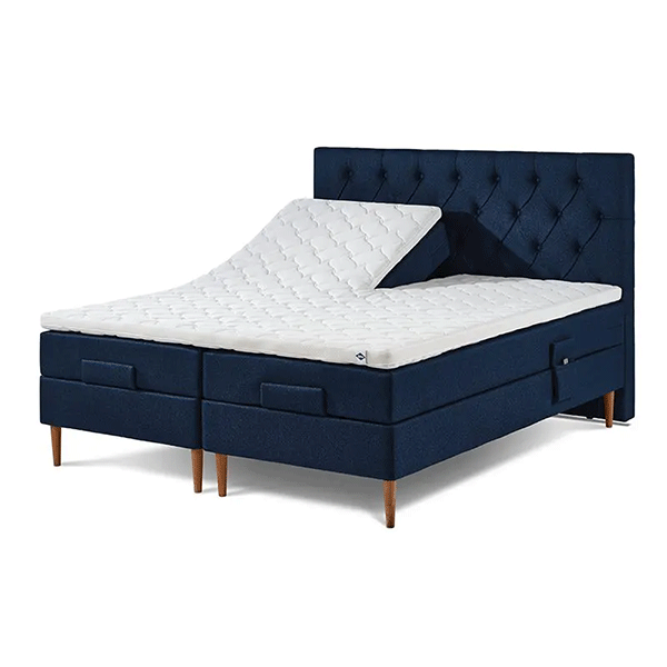 Lama Family Elevationsseng 160x200 – Blå Komfort & Støtte