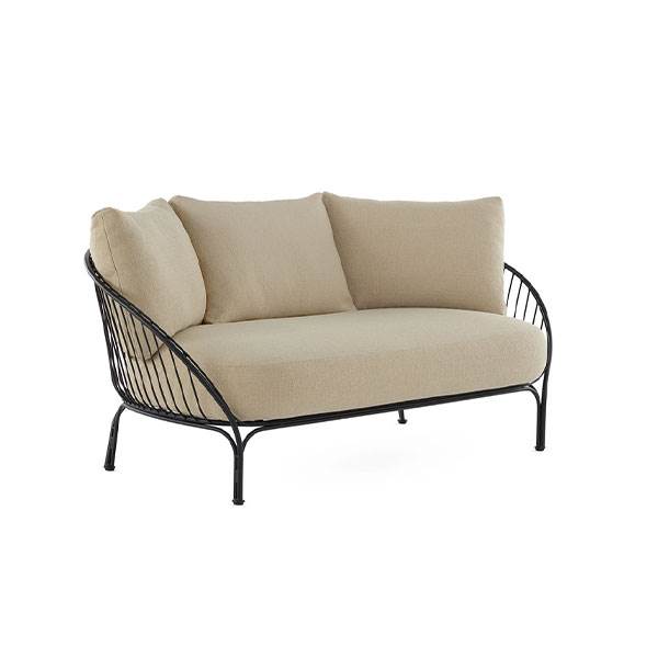 Kartell Hiray Sofa – Elegant udendørs sofa med hynder