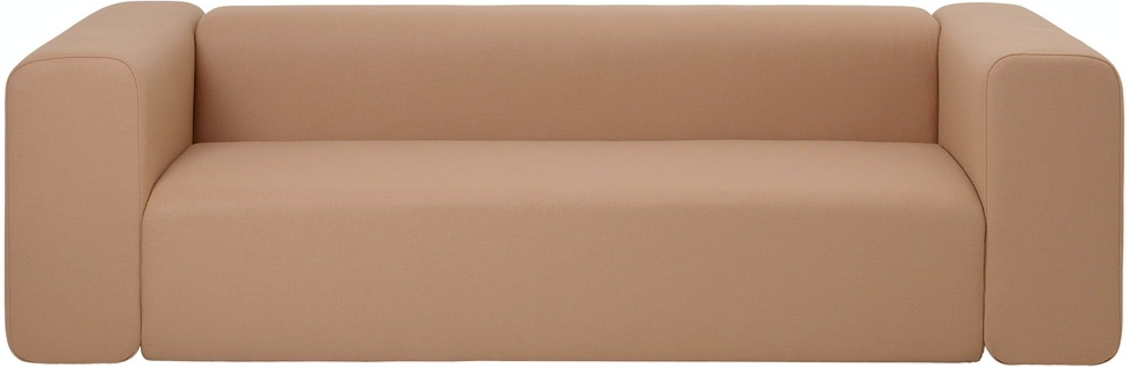 Stilfuld orange sofa fra Broste Copenhagen til stuen