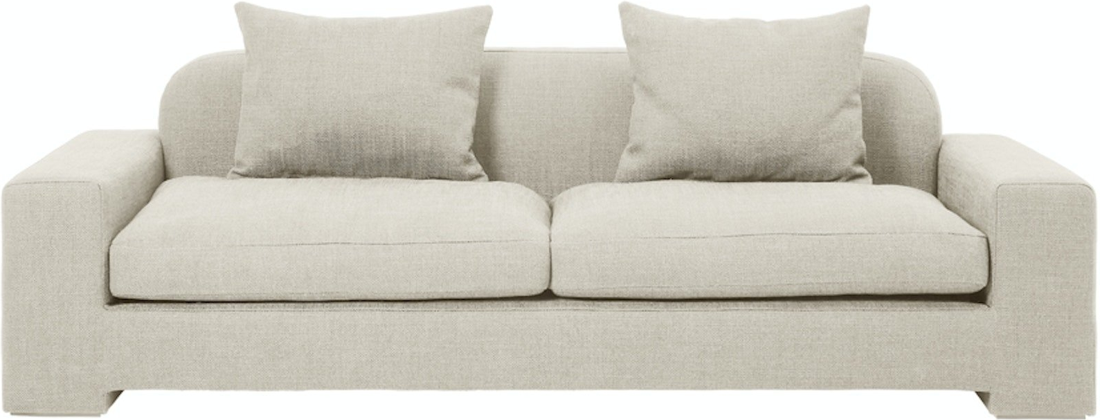 Elegant sandfarvet sofa fra Broste Copenhagen - Black Friday!