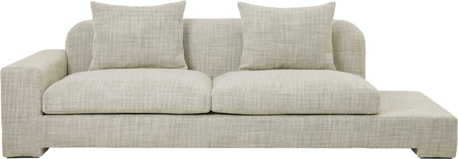 Elegant beige 3-personers sofa fra Broste Copenhagen
