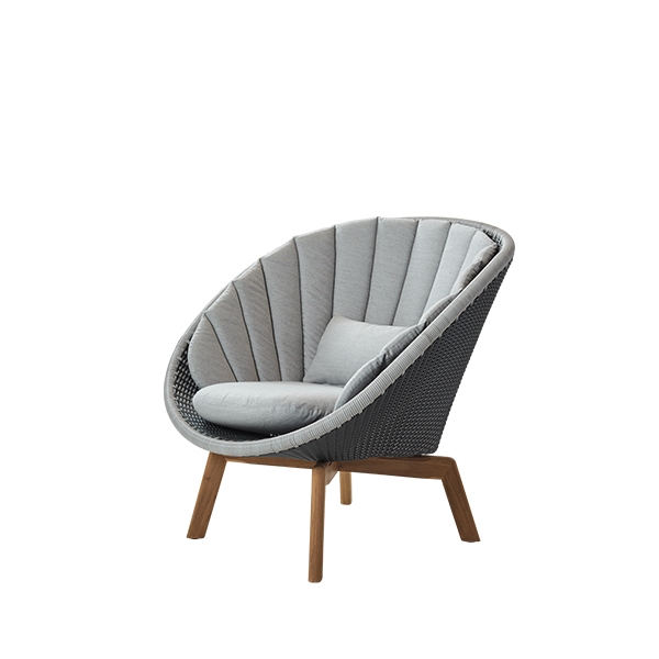 Cane-line Peacock Loungestol med Hynder - Black Friday Tilbud!