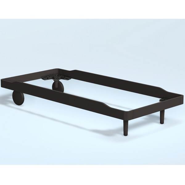 Auping Noa Sengeramme 90x210 – Chokoladebrun med Hjul