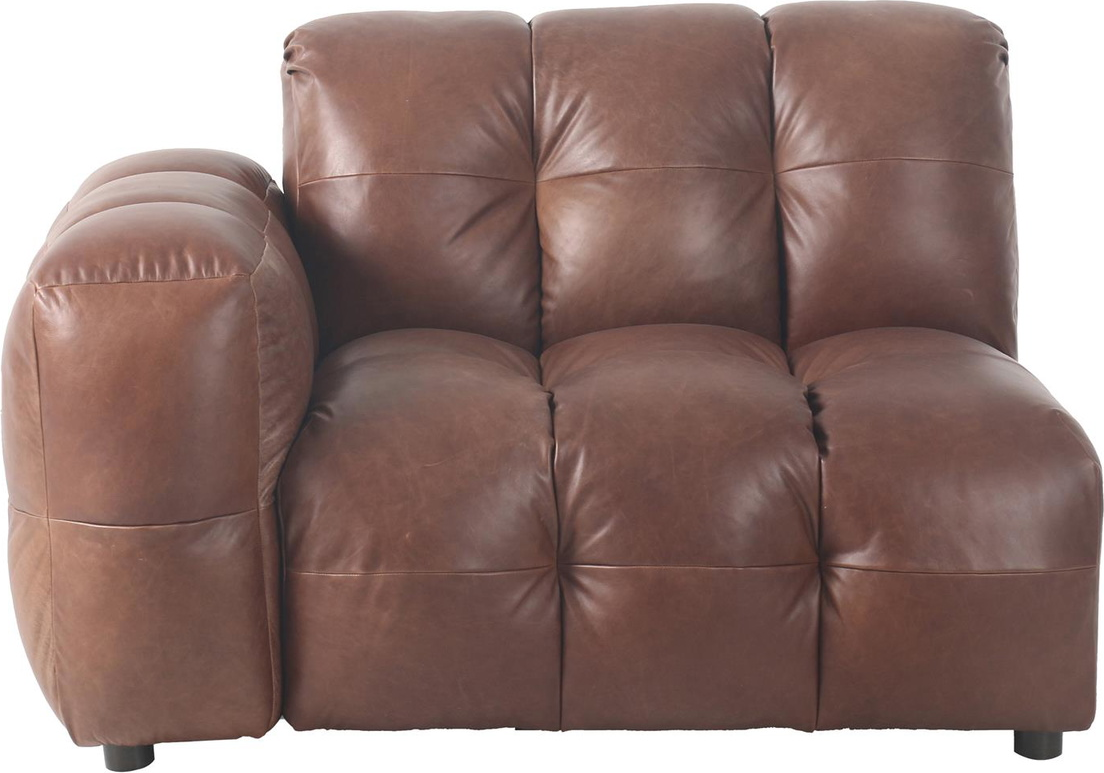 Modulsofa Dutchbone Element Venstrevendt Mudderbrun Koskind 132   102