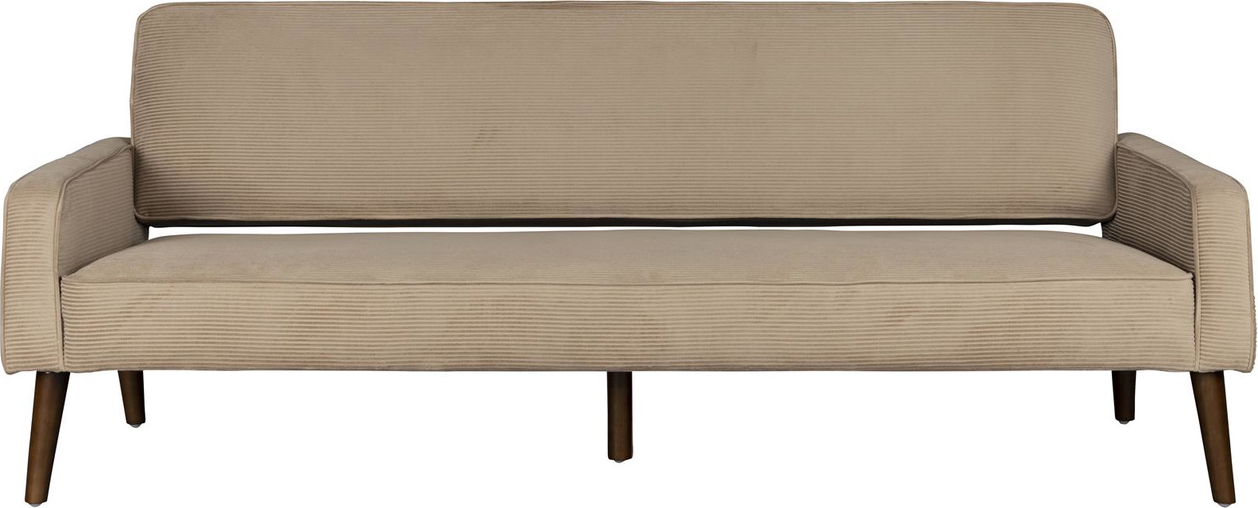 -personers Sofa Dutchbone Preston Stengrå Stof 200x84x78