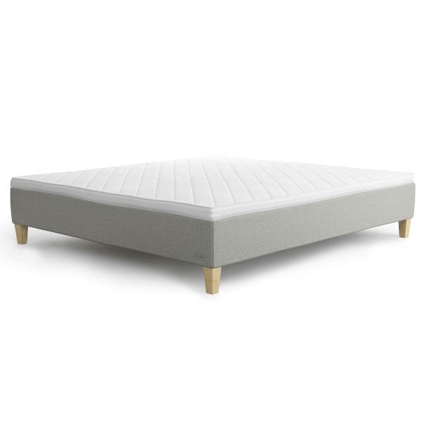Jensen Diplomaten Nordic Seamless Boksmadras – Grå 180x200